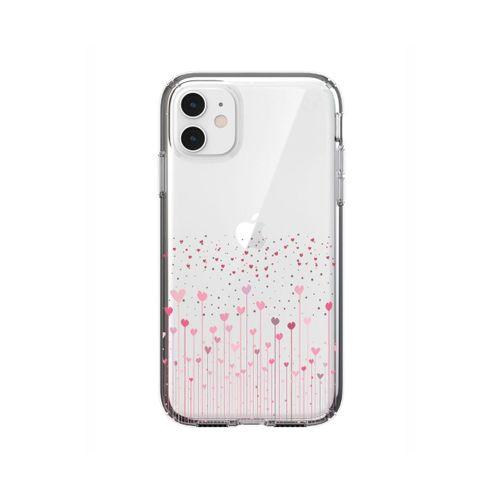 Kalpli Bahçe Tasarımlı iPhone 11 Şeffaf Telefon Kılıfı