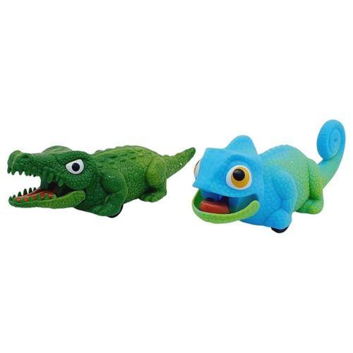 Sürtmeli Sürüngen Hayvanlar 2'li - Timsah & İguana