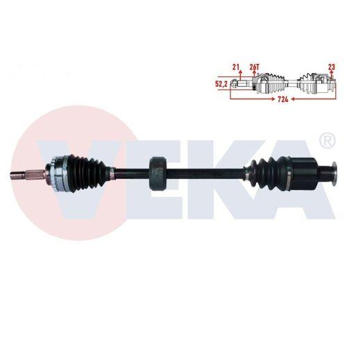 Ön Aks Komple Sağ 1.5 Dci Yayli Absli (Abs 26 Diş) Clio Symbol / Kango