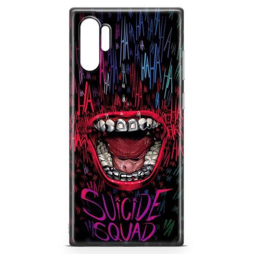 Samsung Galaxy Note 10 Plus Kılıf Suicide Squad Arka Kapak Koruma Desenli Full Koruyucu