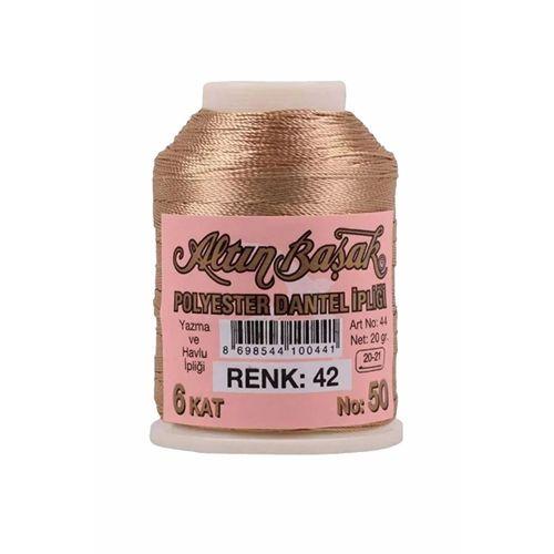 3 Adet Altınbaşak Oya ve Dantel İpi 20 gr - Royaleks - No: 042