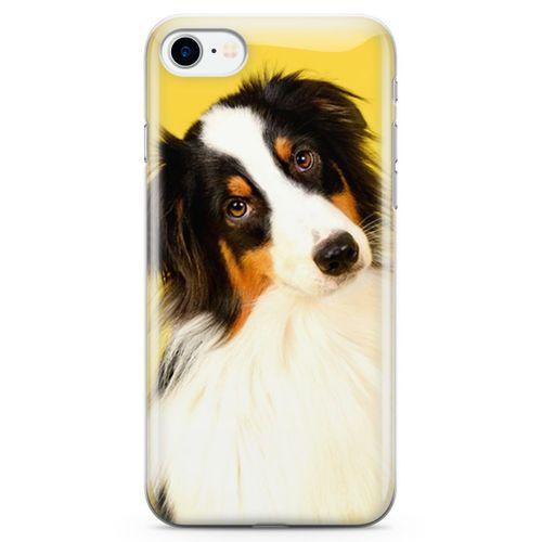 Apple iPhone 7 Kılıf Australian Shepard Arka Kapak Koruma Desenli Full Koruyucu