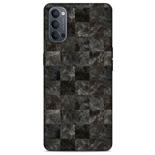 Mermer Desenli (47) Tema Crystal Flex Kılıf Zeytin Oppo Reno 4 Kılıf