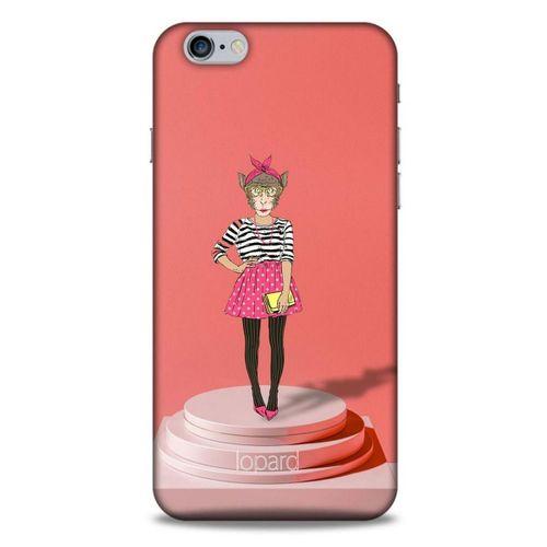Apple Iphone 6 Plus Kılıf FunnyMaX (9) Kılıf Gül Kurusu Maymun
