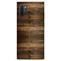 Lopard Samsung Galaxy Note 10 Plus Uyumlu Kılıf Wood'X (19) Kılıfları Baskılı