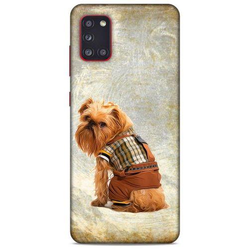 Samsung Galaxy A31 Kılıf Köpek Kıyafetleri (25) Antişok Kapak Brussels Griffon Sweatshirt