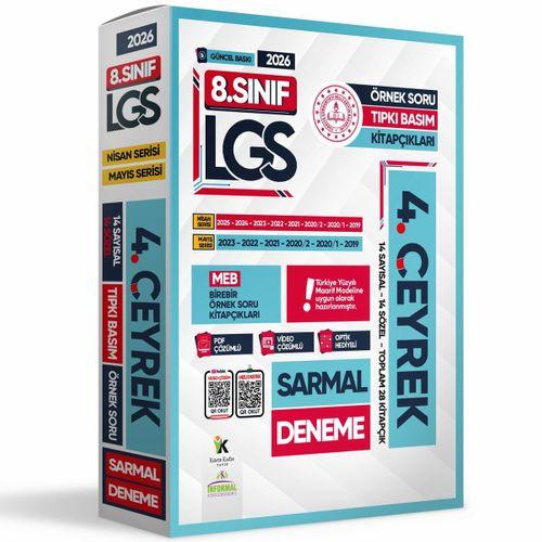 2026 8 Sınıf LGS Son 4 ÇEYREK Nisan-Mayıs Ayı MEB Örnek Soru Tıpkı Basım Sarmal Deneme Paketi Çözüml