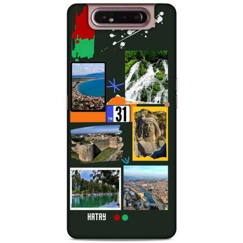 Lopard Samsung Galaxy A80 Uyumlu Kılıf Şehirli ※ (31) Hatay TPU Kılıf