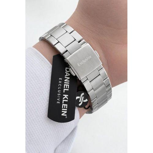 Daniel Klein Erkek Kol Saati 30 Metre Suya Dayanıklı Çelik Kordon + Bileklik Hediyeli VS.BLKT.0818