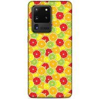 Frutix Turunç 03 Samsung Galaxy S20 Ultra Kılıf Desenli Silikon