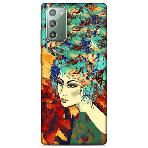 Lopard Samsung Galaxy Note 20 Uyumlu Kılıf Sürreal Yüzler ♀ (21) Koruyucu Kapak Baskılı