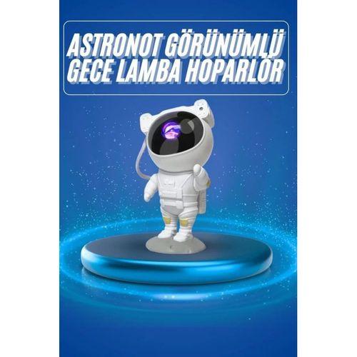 Projeksiyon Astronot Lamba Speaker Sevimli Astronot Bluetooth Hoparlör