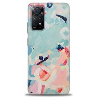 Xiaomi Redmi Note 11 Pro Kılıf HD Baskılı Kılıf - Mavi + Tam Ekran Koruyucu