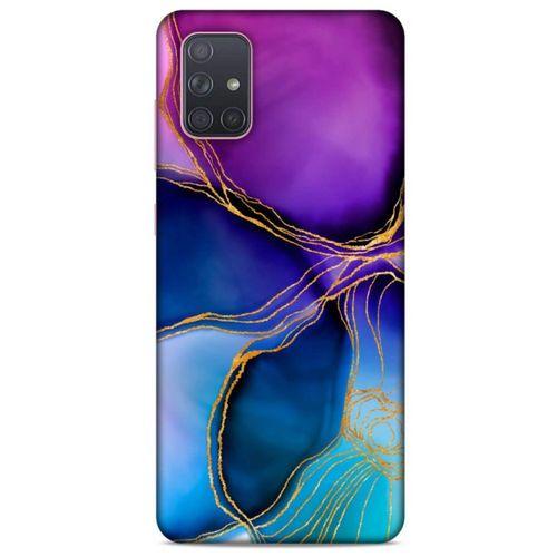 Samsung Galaxy A71 Uyumlu Kılıf Mor Delisi (45) Liquid Air Kılıf Karışık