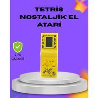 Klasik Tetris Oyunu El Konsolu – Taşınabilir Pil İle Çalışan Retro El Aterisi