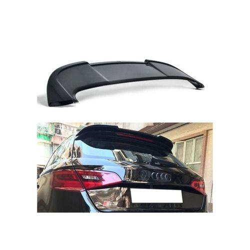 Audi A3 Uyumlu Hatchback Boyalı Spoiler Parlak Siyah