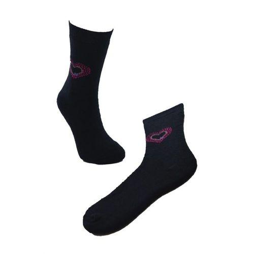 Kadın Pamuk Çorap Kalp Baskı S.Donna 36-40