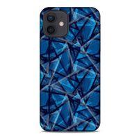 Apple iPhone 13 Uyumlu Kılıf Mavi Delisi (46) Core Armor Kılıf Geometrik