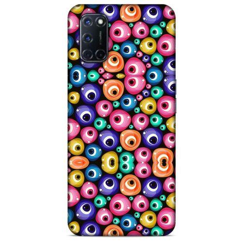 Nazarium (9) Desenli Silikon Kapak Oppo A72 Kılıf
