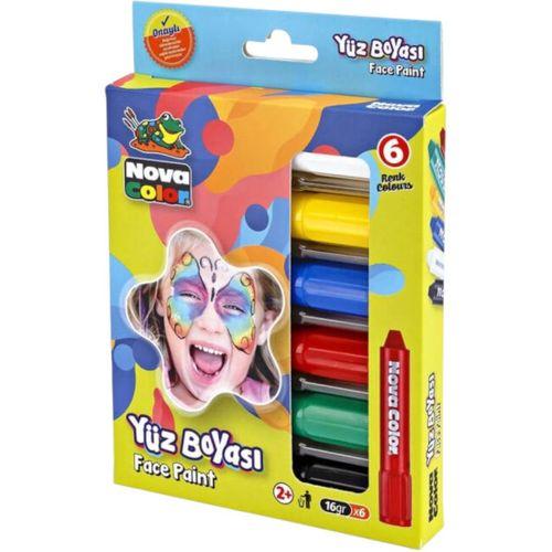 NOVA COLOR YÜZ BOYASİ (6'lı SET)