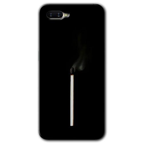 Oppo Rx 17 Neo HD Baskılı Kılıf + 9D Tam Ekran Koruyucu - Sönmüş Kibrit