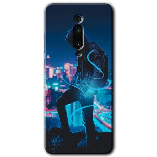 BeRa Aksesuar  Xiaomi Mi 9T Kılıf Baskılı Kapak - Spill Boy +Tam Kaplayan Mat Seramik