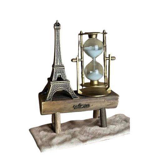 Eyfel Kuleli Kum Saati Dekoratif Hediyelik Eşya Retro Eyfel Kulesi