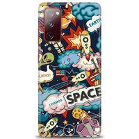 Samsung Galaxy S20 FE Kılıf HD Baskılı Kılıf - Space + Tam Ekran Koruyucu