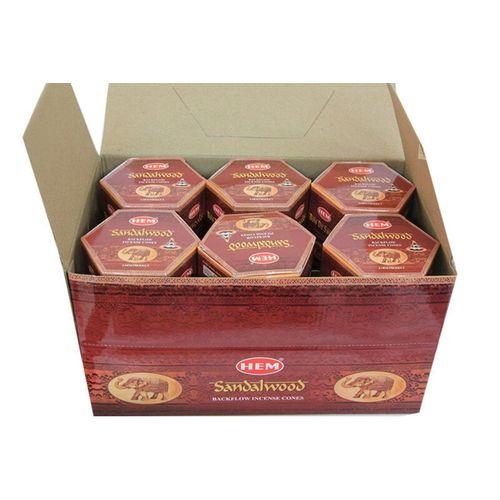 Sandalwood Back Flow Cones 40'lı
