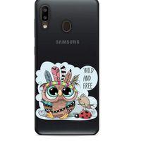 Zoologix (55) Samsung Galaxy A20 Şeffaf Kılıf Silikon Desenli