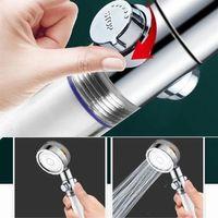 Turbo Pervaneli ve Filtreli Su Tasarruflu 360 Derece Dönebilen Tazyikli Duş Başlığı