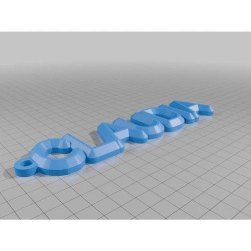 Claudia Anahtarlık (Bu ürün Sadece Plastik parçadır - Almadan Önce Soru Sorabilirsiniz)