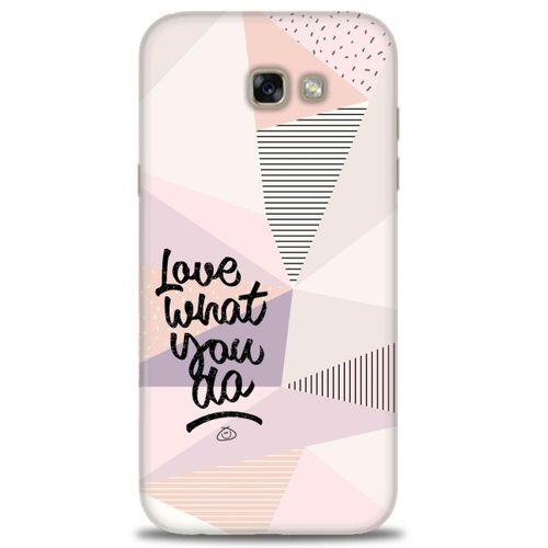 Samsung Galaxy A7 2017 / A720 Kılıf HD Baskılı Kılıf - What You Do + Tam Ekran Koruyucu