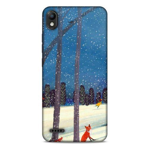 LG K20 2019 Kılıf Snowix (45) Liquid Air Kılıf Turuncu Mavi