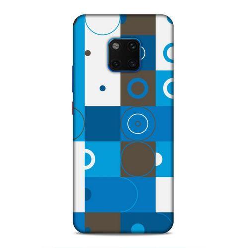 Huawei Mate 20 Pro Uyumlu Kılıf Insomnia (27) Tasarımlı Kılıf Mavi Beyaz