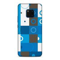 Huawei Mate 20 Pro Uyumlu Kılıf Insomnia (27) Tasarımlı Kılıf Mavi Beyaz