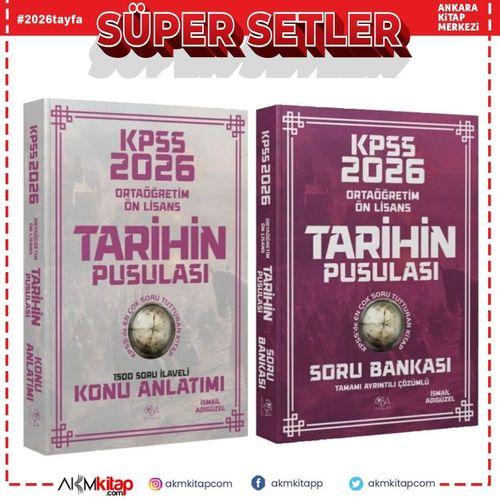 CBA Yayınları 2026 KPSS Lise Önlisans Tarihin Pusulası Konu ve Soru Seti 2 Kitap