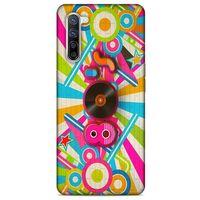 Retro (46) Desen Core Armor Kılıf Renkli Oppo Reno 3 Pro 5g Kılıf