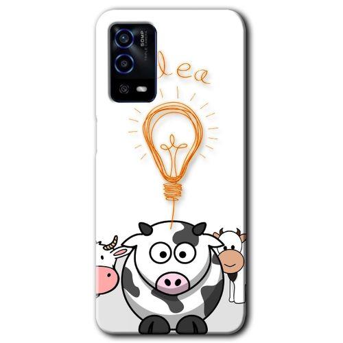 OPPO Oppo A55 Kılıf HD Desen Baskılı Arka Kapak - İdea Lamp