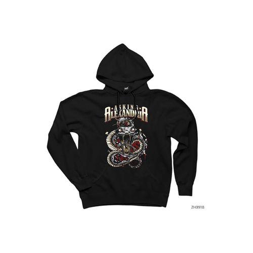 Asking Alexandria Snake Siyah Kapşonlu Sweatshirt Hoodie