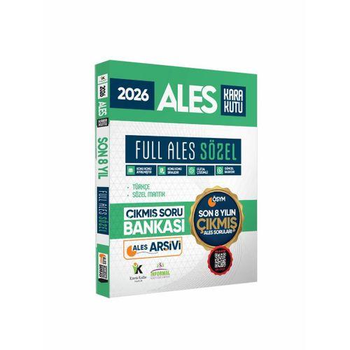 2026 FULL ALES SÖZEL ÖSYM Çıkmış Soru Bankası Son 8 Yıl Sadece ALES PDF/Video Çözümlü