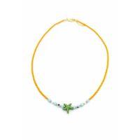 Boncuk Deniz Yıldzı Kolye - Turuncu