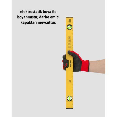 600 Mm Su Terazisi Sarı Dayanıklı Gövde Hassas Ölçüm