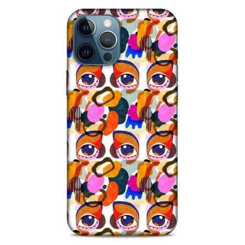 Lopard Apple iPhone 12 Pro Max Uyumlu Kılıf Sürreal Yüzler ♀ (5) Koruma Kabı Baskılı