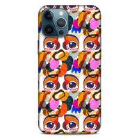 Lopard Apple iPhone 12 Pro Max Uyumlu Kılıf Sürreal Yüzler ♀ (5) Koruma Kabı Baskılı