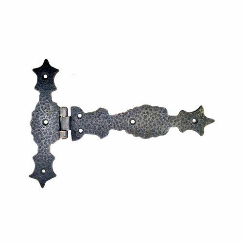 Antika Tarz Dekoratif Pirinç Kuyruklu Zambak Menteşe - 175x248 Mm, Oksit