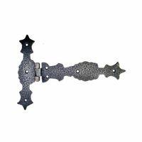 Antika Tarz Dekoratif Pirinç Kuyruklu Zambak Menteşe - 175x248 Mm, Oksit