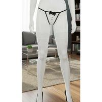 Kadın Beyaz Şık Metal Detaylı String Tanga
