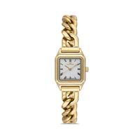 Ferro FL40132A-B Quartz Çelik Altın Rengi 21 mm Kadın Kol Saati