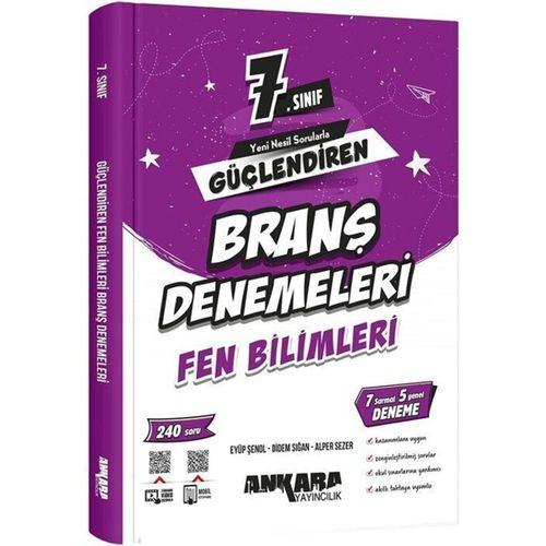 7. Sınıf Fen Bilimleri Güçlendiren Branş Denemeleri Ankara Yayıncılık